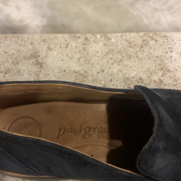 NWOT Paul Green Selby Slip On Black Suede Loafer Flats Size 8.5 - Picture 4 of 7